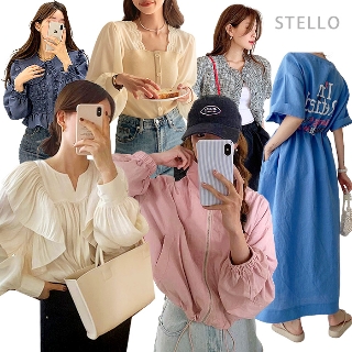 스텔로 선착순 75% 즉시할인 봄 신상 감성있는 인기상품 맨투맨/니트/원피스/블라우스/팬츠/티셔츠/스커트 외