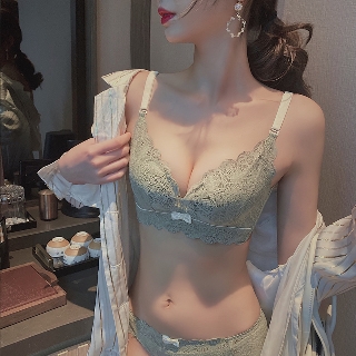 센스걸 노와이어 여성속옷 왕뽕 레이스 볼륨업 속옷세트 1001