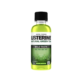 리스테린 내추럴 그린티 마일드 구강청결제, 100ml, 1개