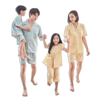 성인/아동 여름 파자마 상하의 세트 / 파자마 바지 / 잠옷 바지 / 원피스 잠옷 등 이지웨어 총집합
