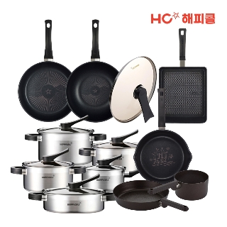 [히트1] 히트2 HC해피콜 아티젠 IH 후라이팬세트 &amp; NEW 컴포트 다이아몬드 후라이팬/궁중팬/냄비 외