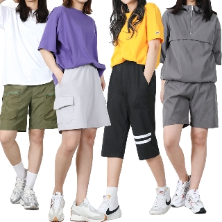 [VENTIV/WOMAN] 아이스 트레이닝복 쿨스판 반바지 빅사이즈 아노락 반팔 5부 7부