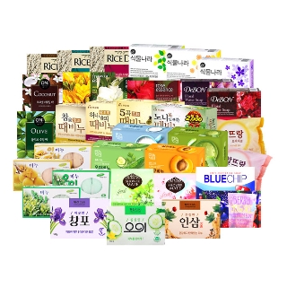 [애경] 세수비누100g x 18개 특가 / 오이비누 식물나라 샤워랑 때비누 