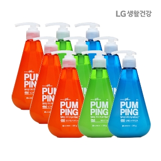 [앵콜창고] 페리오 펌핑 치약 치석케어/구취제거/치아미백 285g, 3개
