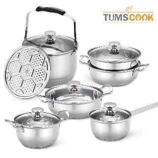 [무료배송] TUMSCOOK 올스텐 편수냄비/양수냄비/전골냄비/찜통/주방칼 외 조리도구 모음