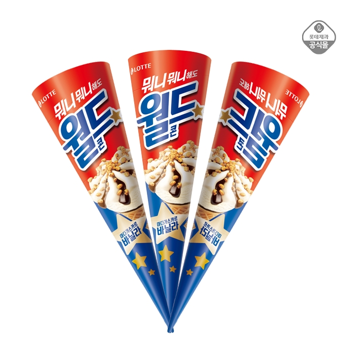롯데제과 월드콘 아이스크림, 160ml, 24개 - 티몬 롯데제과 월드콘 아이스크림, 160Ml, 24개 - 티몬